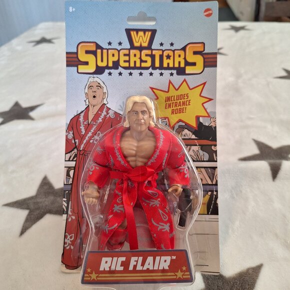 Mattel WWE Superstars Ric Flair Retro Action Figure Series 1 -‎ New & Sealed - Picture 1 of 6